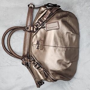 Coach 2011 Madison Sophia metallic bronze satchel 
